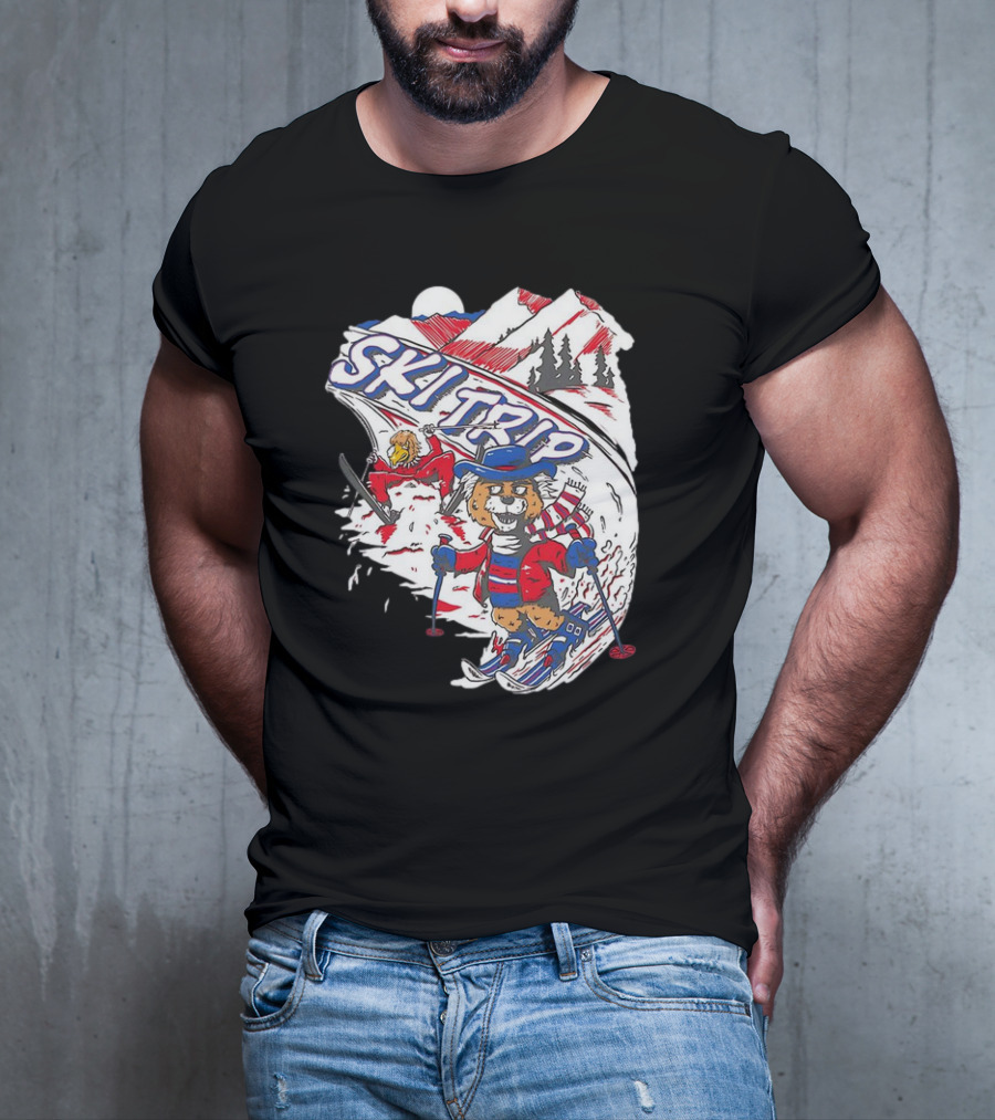 Arizona Cardinals Week 5 Win Ski Trip Adventure With Snowy Mountains And Playful Characters T-Shirt