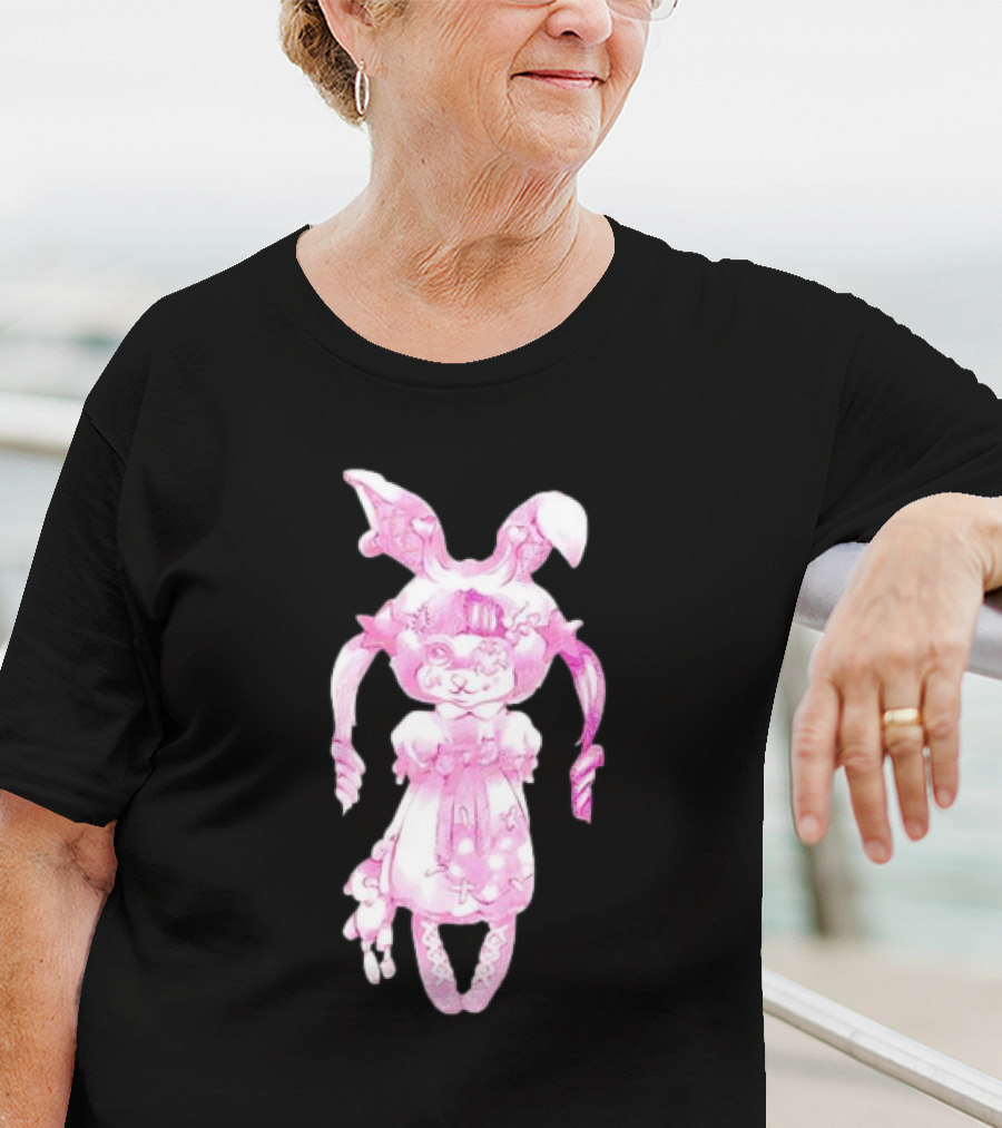 Crybaby Bunny Pink Doll Character T-Shirt