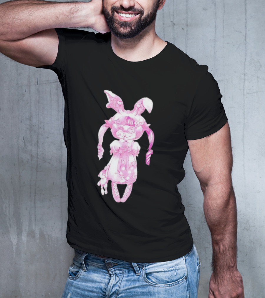Crybaby Bunny Pink Doll Character T-Shirt