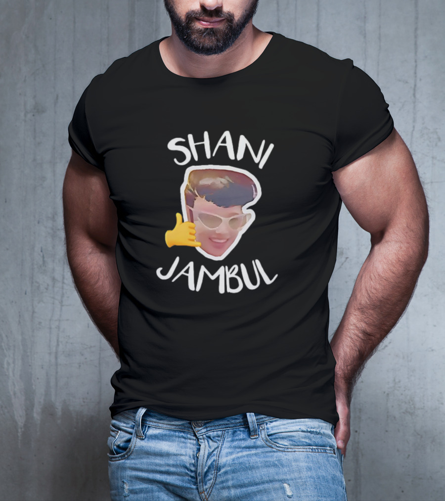 SHANI JAMBUL Emoji Sunglasses Face T-Shirt