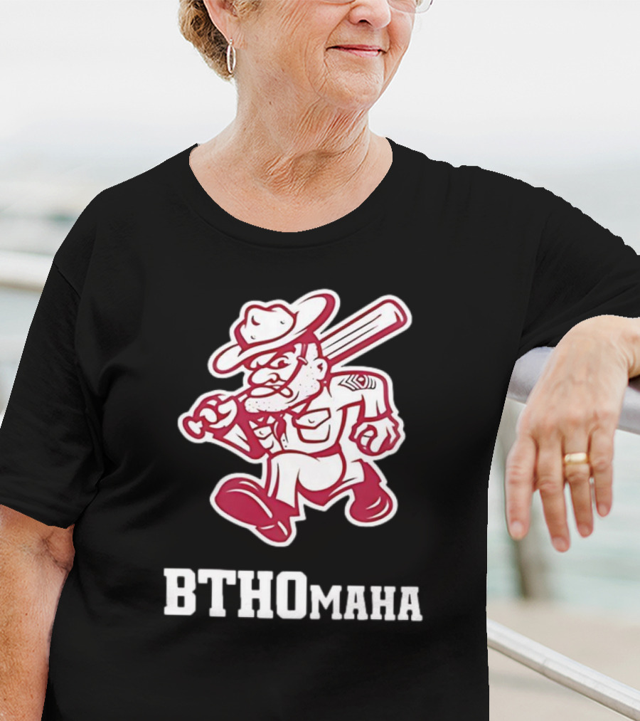 Texas A&M Aggies BTHOmaha Baseball Mascot T-Shirt