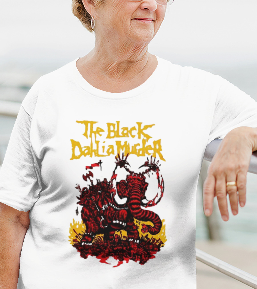 The Black Dahlia Murder Red Mammoth Battle Scene T-Shirt