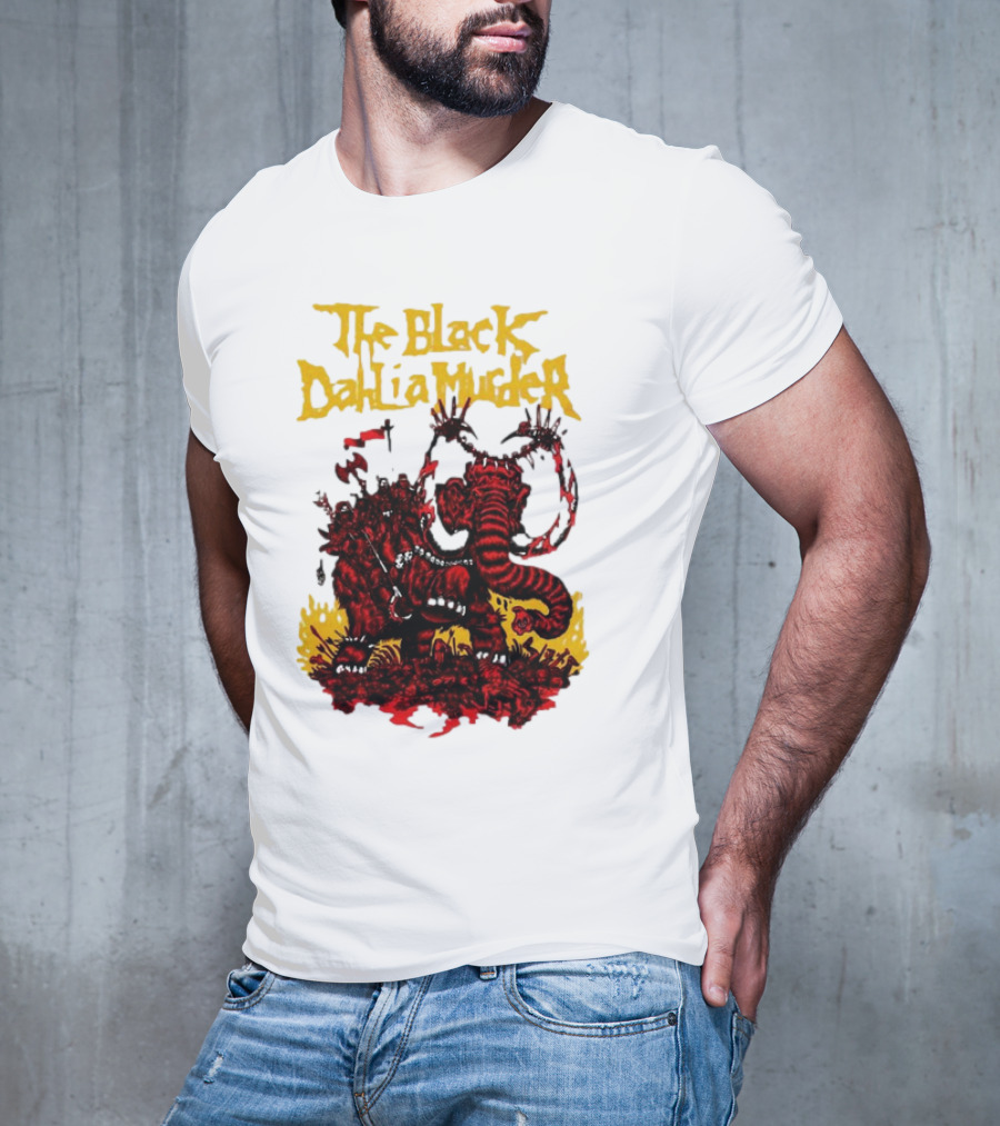 The Black Dahlia Murder Red Mammoth Battle Scene T-Shirt