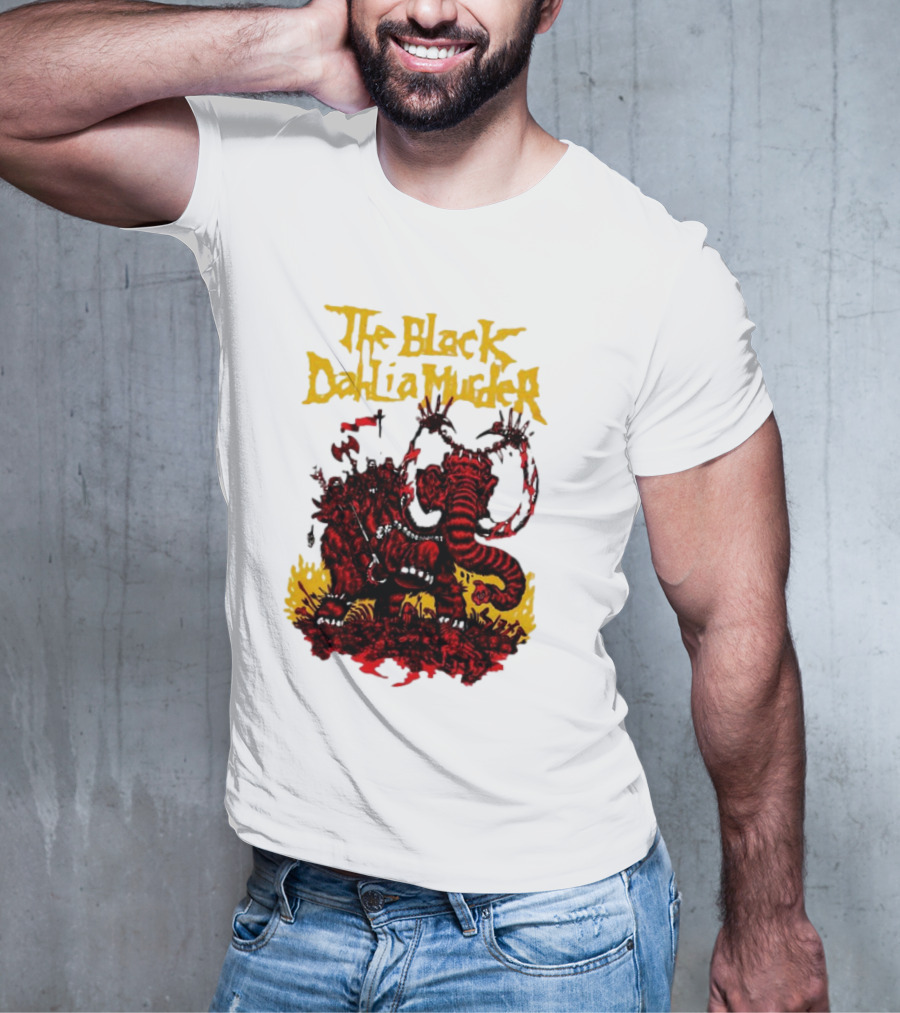 The Black Dahlia Murder Red Mammoth Battle Scene T-Shirt