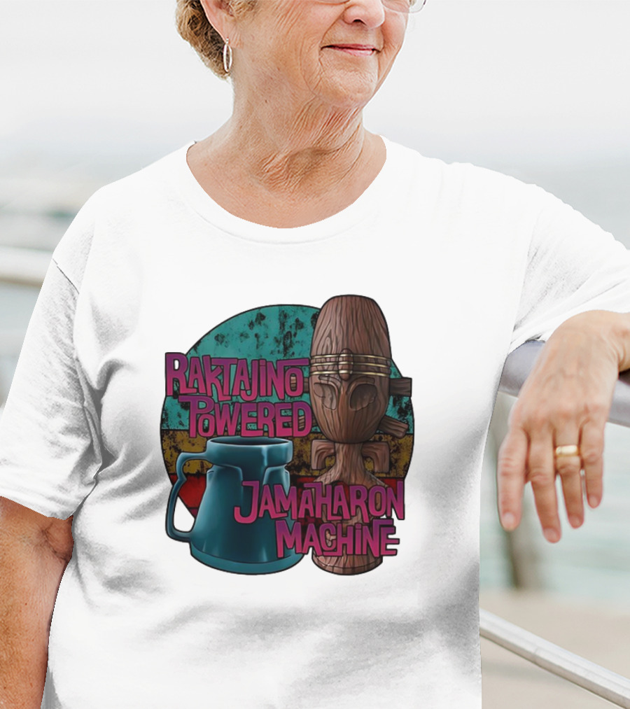 Raktajino Powered Jamaharon Machine T-Shirt