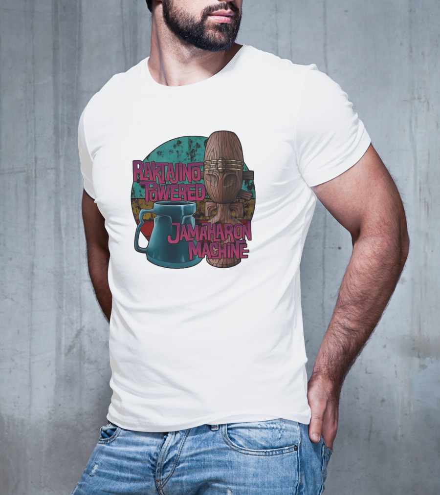 Raktajino Powered Jamaharon Machine T-Shirt