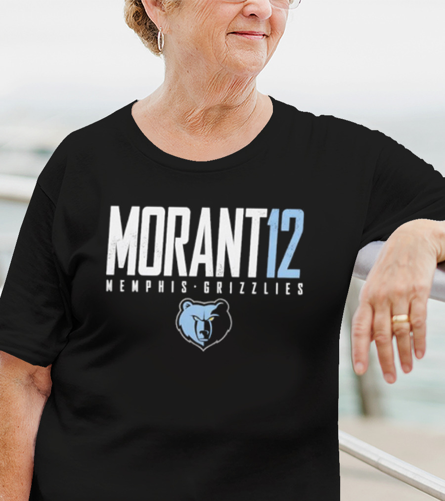 Morant 12 Memphis Grizzlies Bear T-Shirt