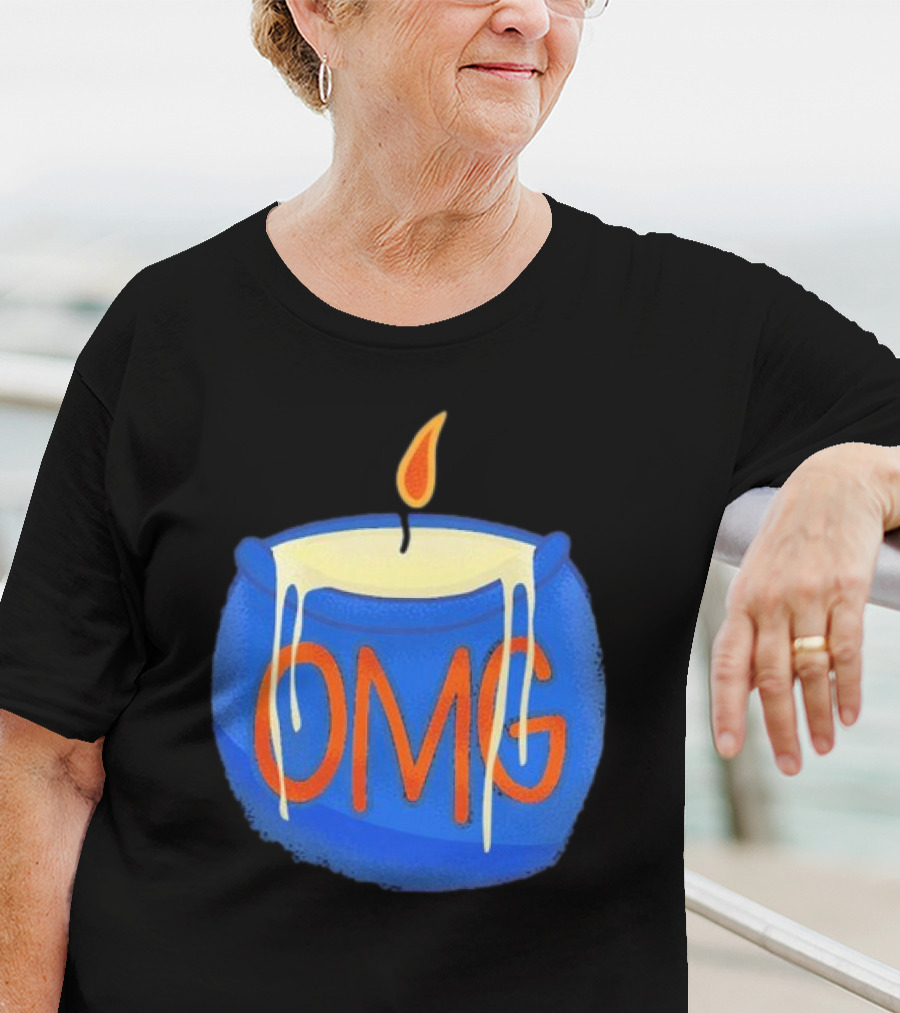 New York Mets OMG Rally Candle Baseball Fan T-Shirt