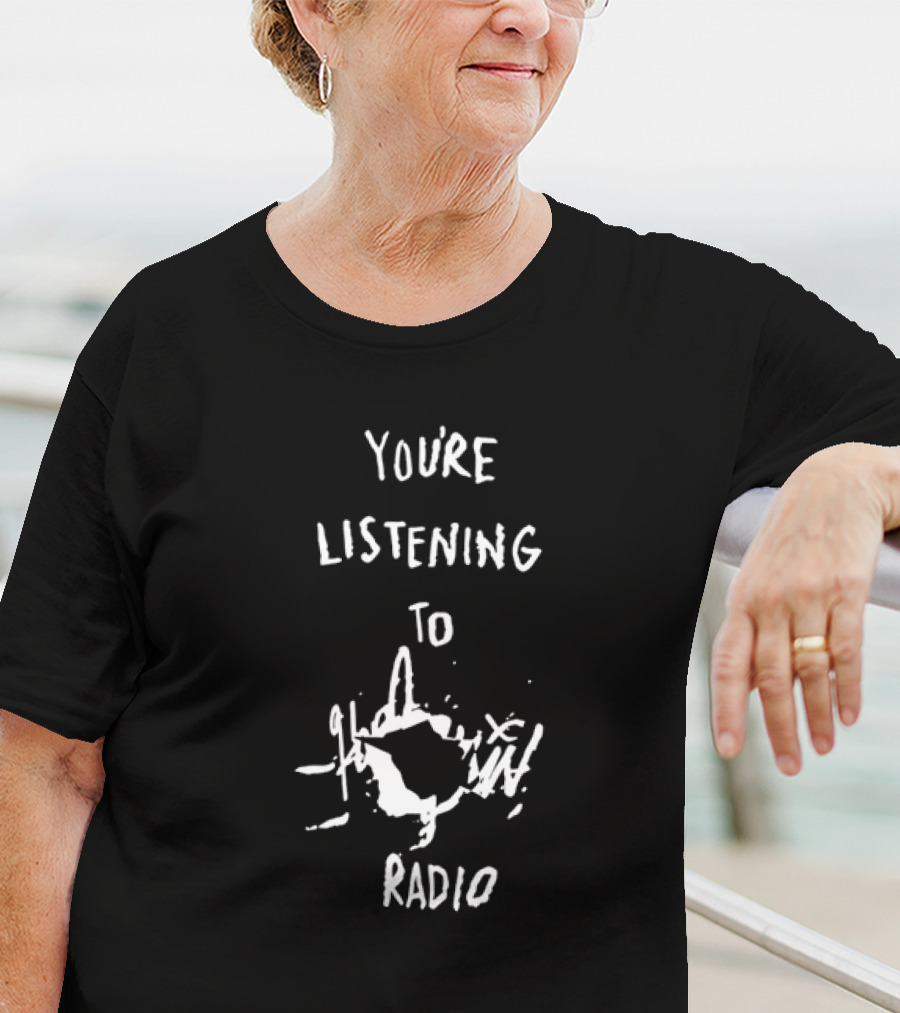 You’re Listening To Radio Static Distortion Subtle Grunge T-Shirt