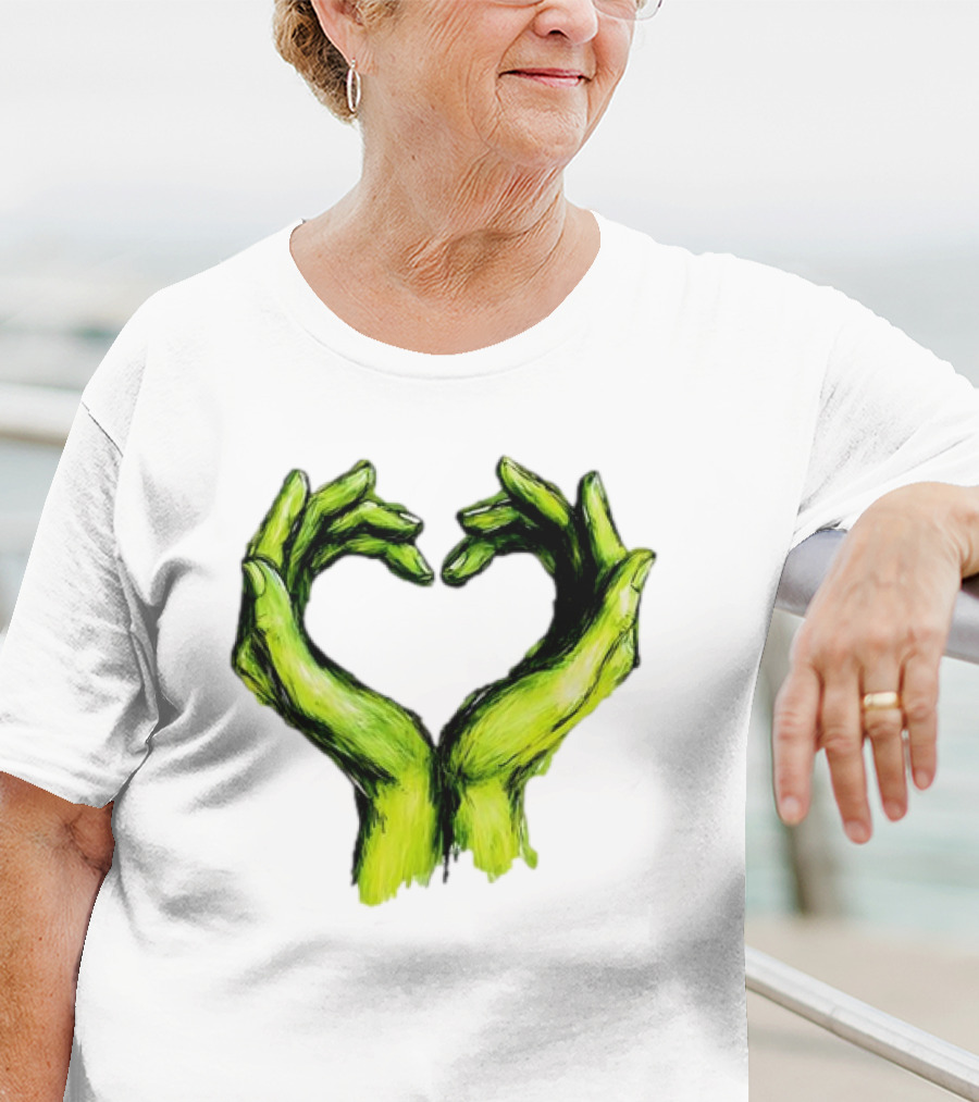 Green Hands Heart Love T-Shirt