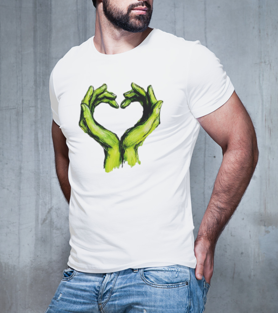 Green Hands Heart Love T-Shirt