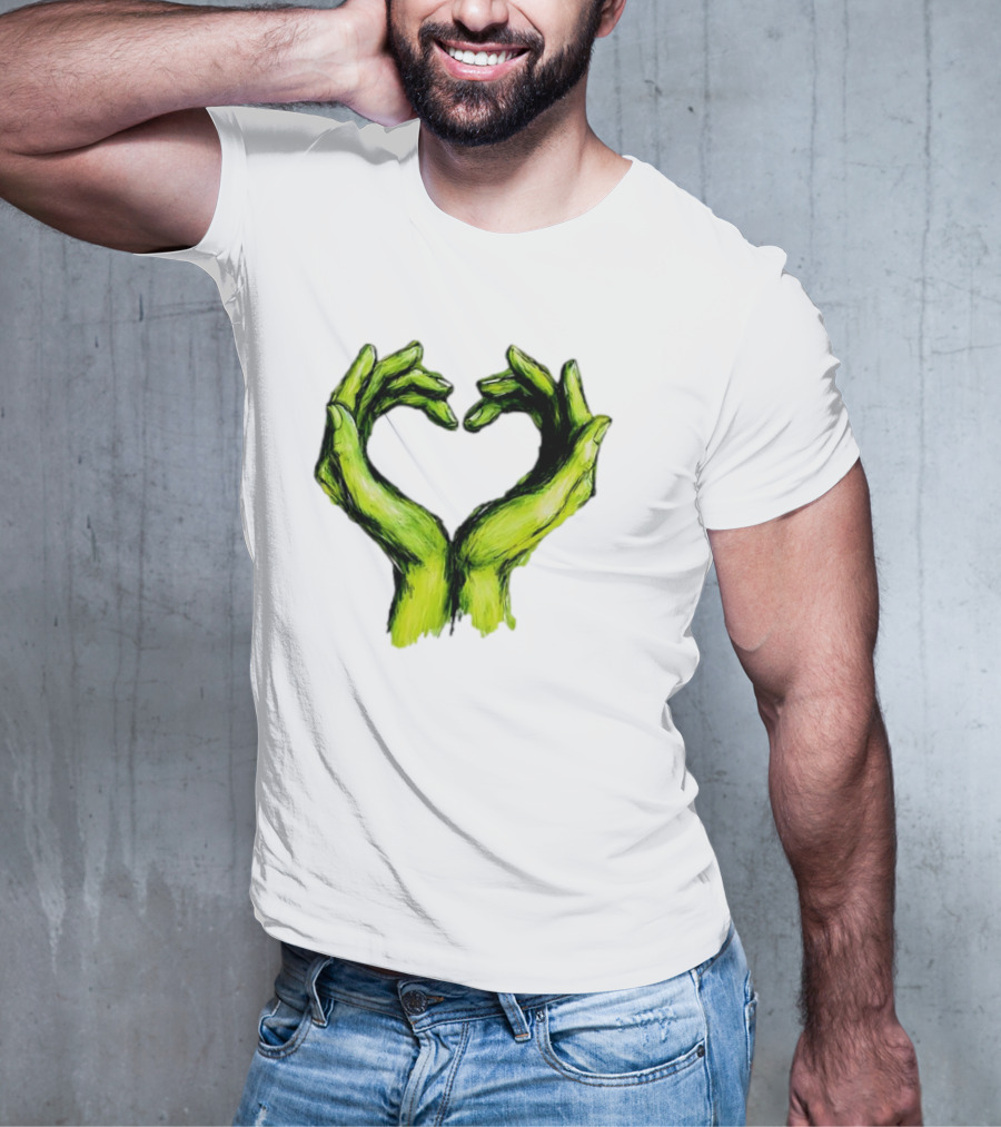 Green Hands Heart Love T-Shirt