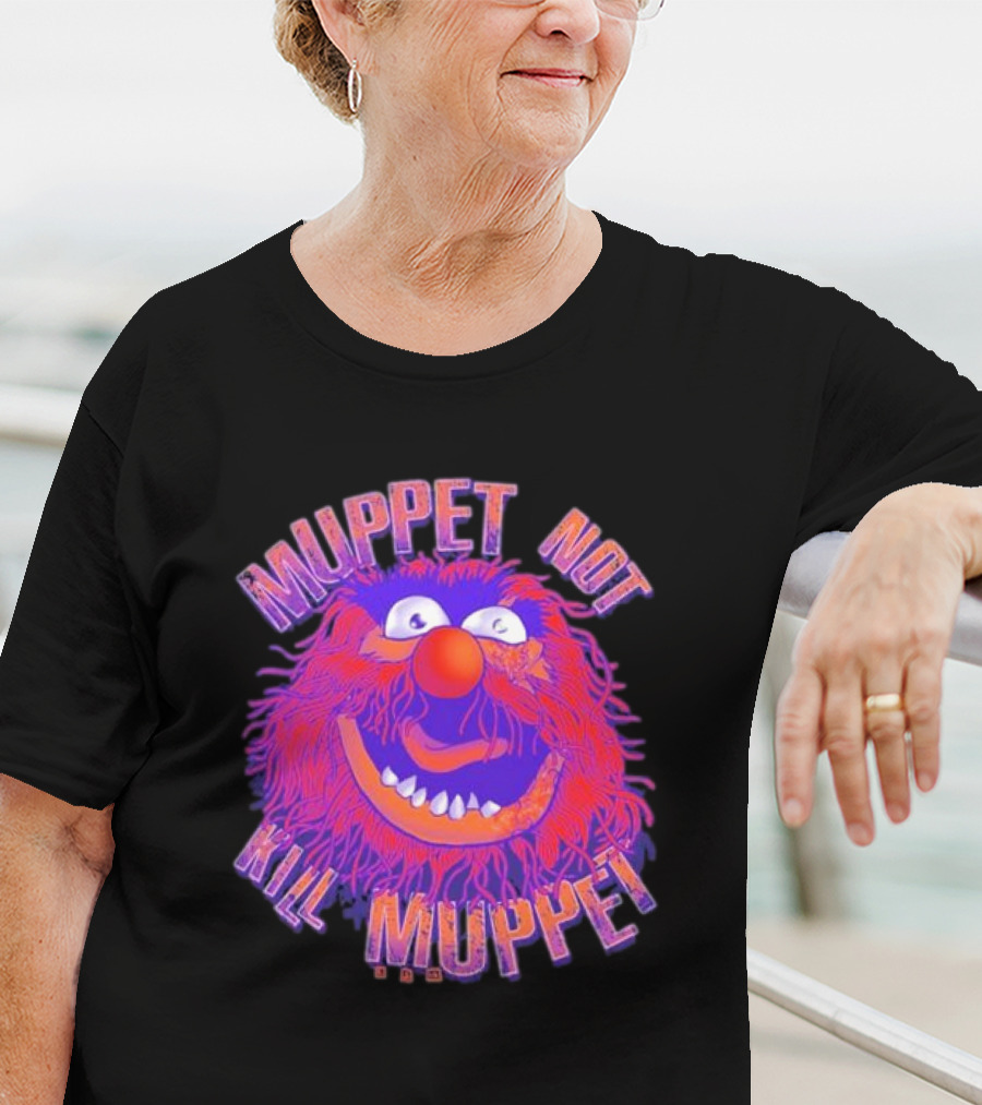 Muppet Not Kill Muppet Animal 1984 T-Shirt