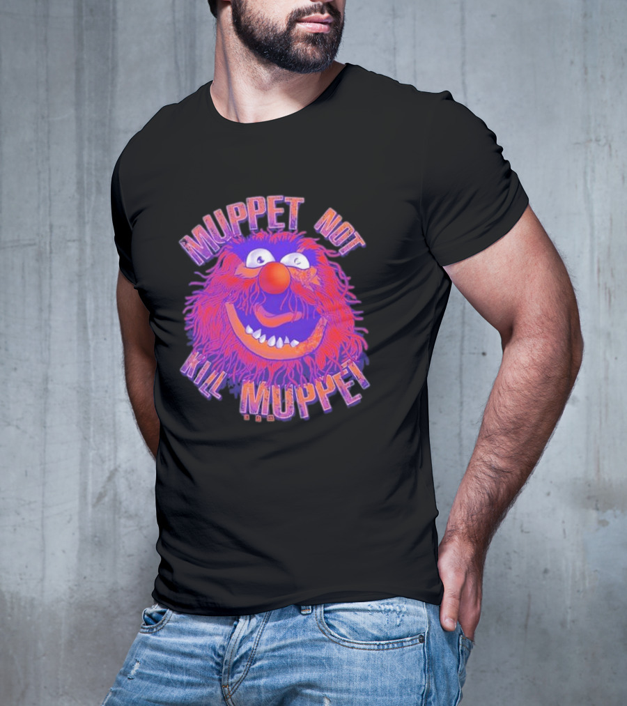 Muppet Not Kill Muppet Animal 1984 T-Shirt