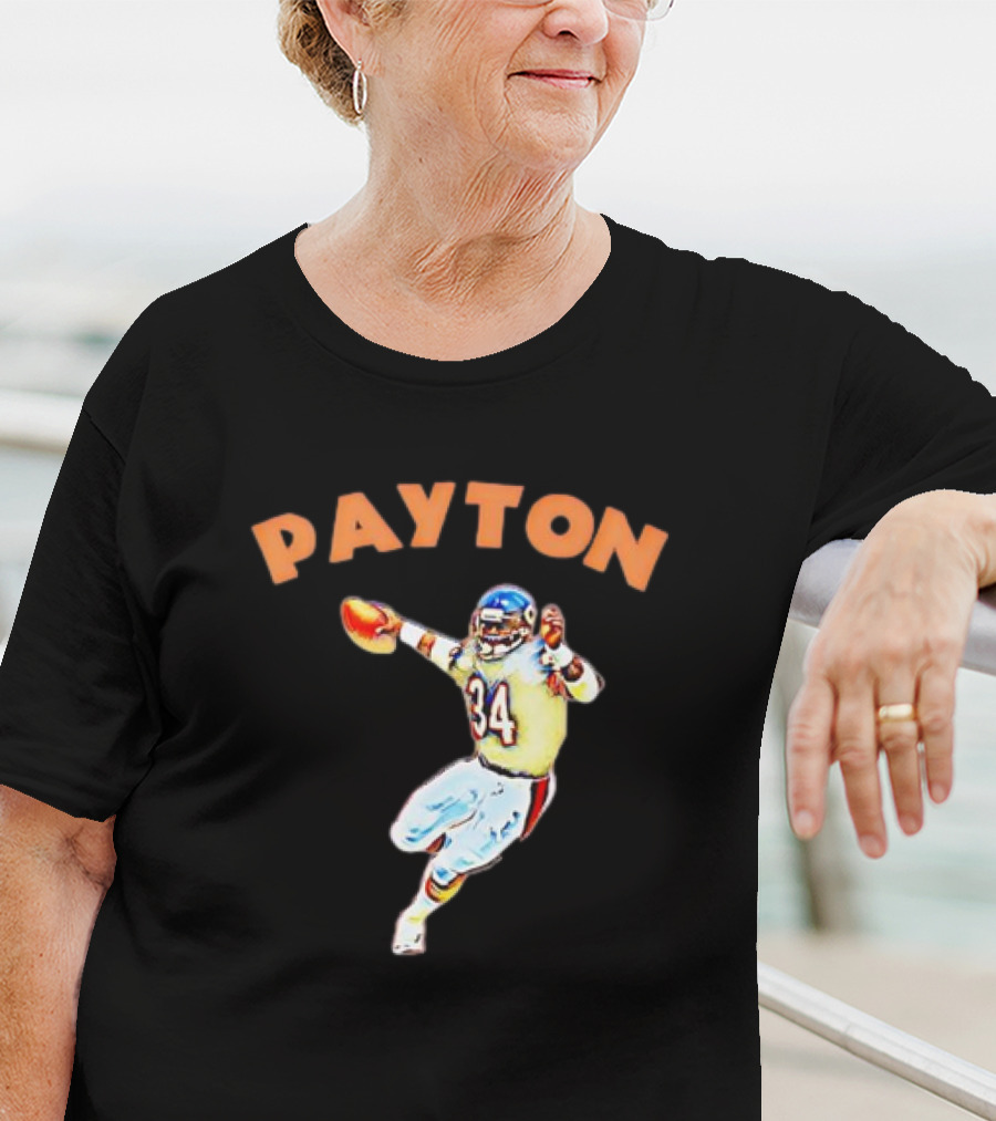 Payton 34 Chicago Football T-Shirt