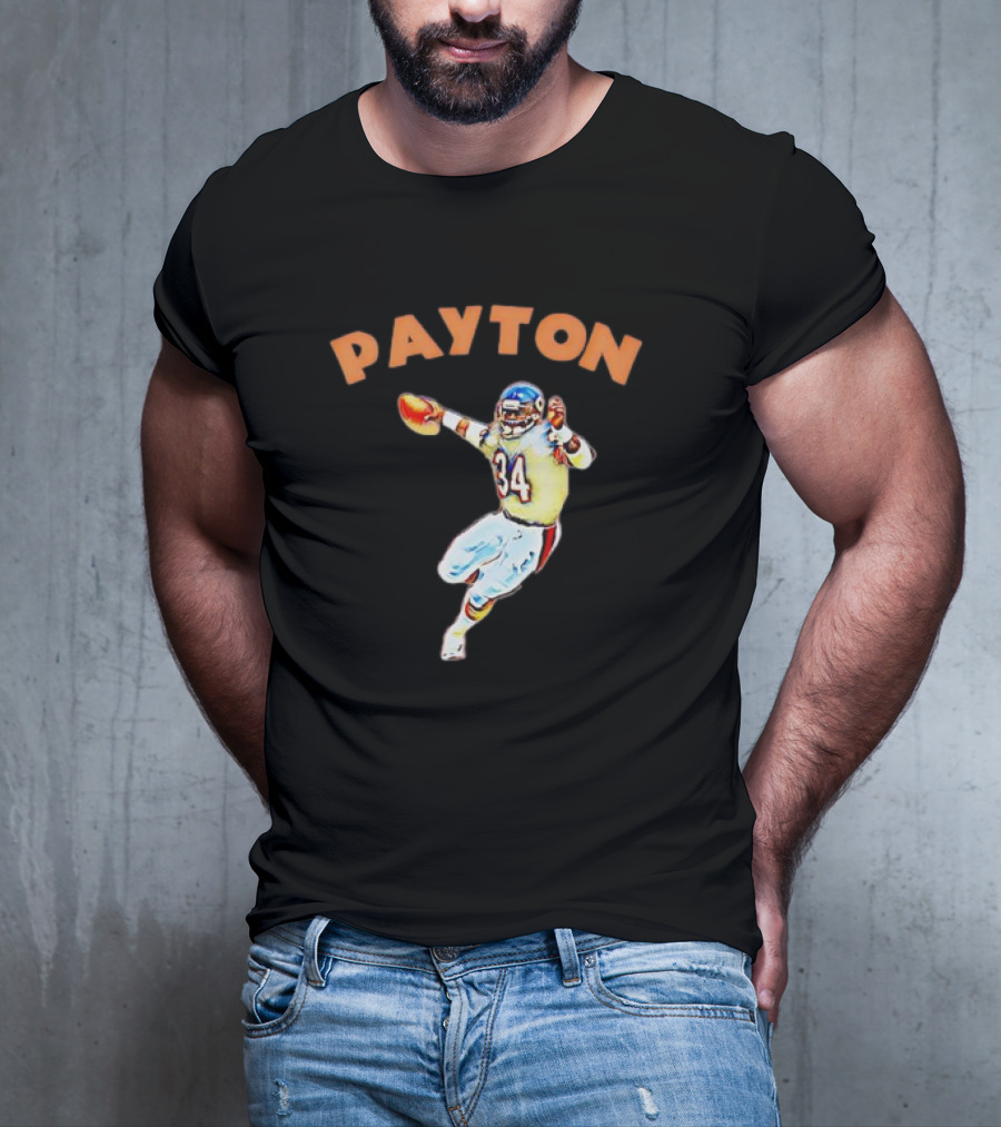 Payton 34 Chicago Football T-Shirt