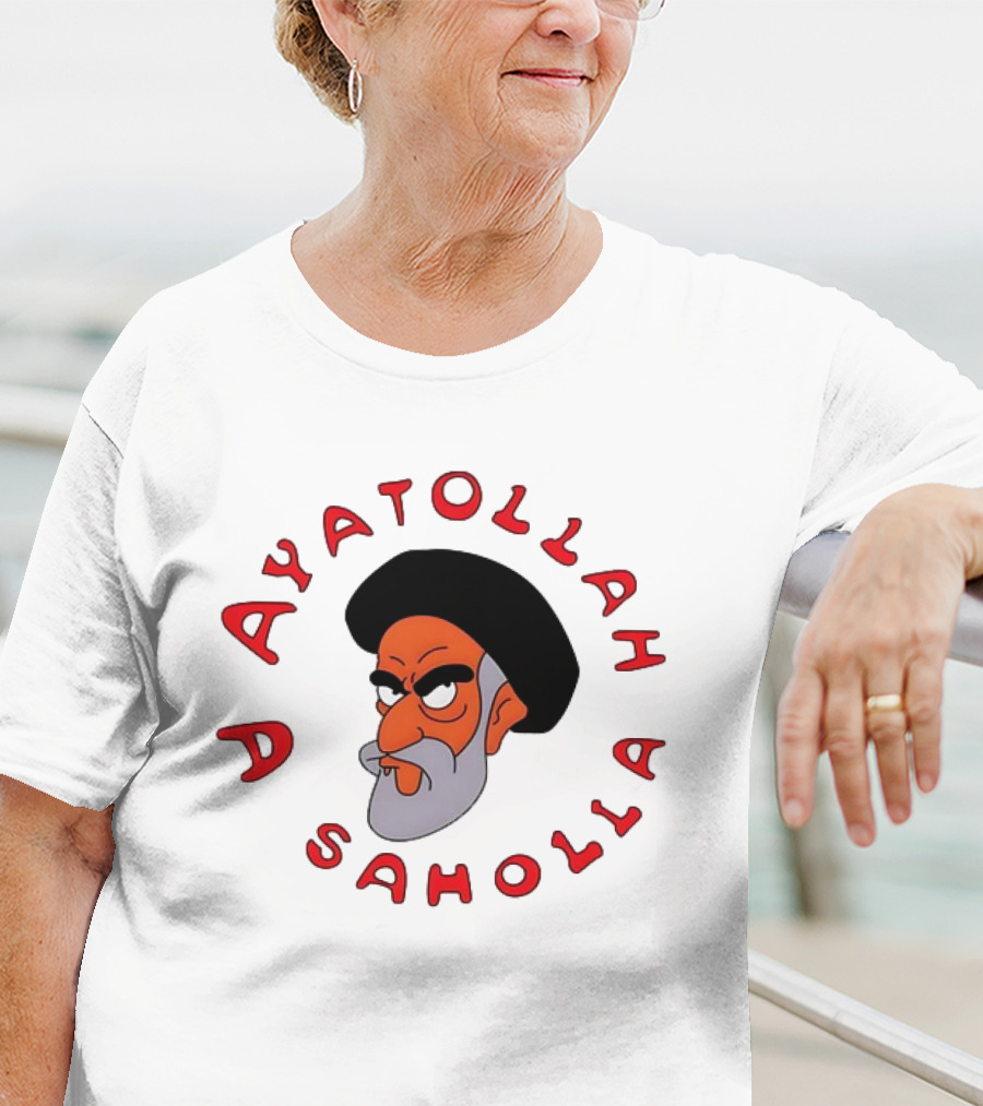 Ayatollah Asaholla Simpsons Iconic Cartoon Character T-Shirt
