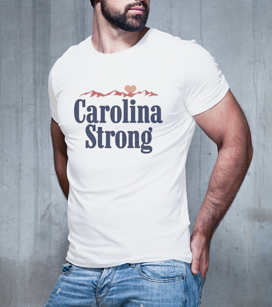 Carolina Strong Mountain Heart T-Shirt