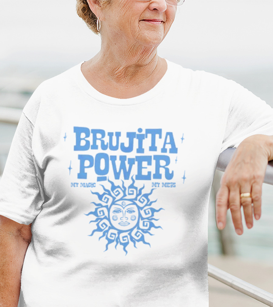 Brujita Power My Magic My Mess Retro Sun T-Shirt