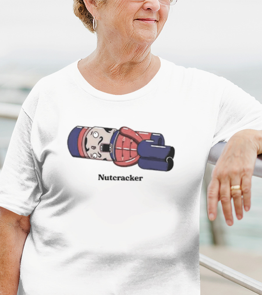 Nutcracker Got His Nuts Cracked Cartoon Nutcracker T-Shirt