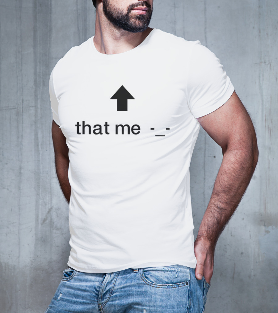 That Me Arrow Emoticon T-Shirt