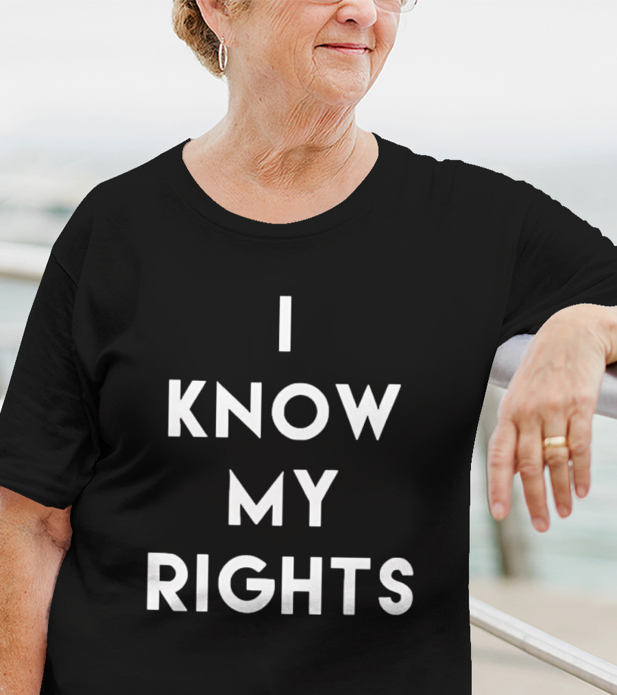 Colin Kaepernick And Nessa Diab I Know My Rights T-Shirt