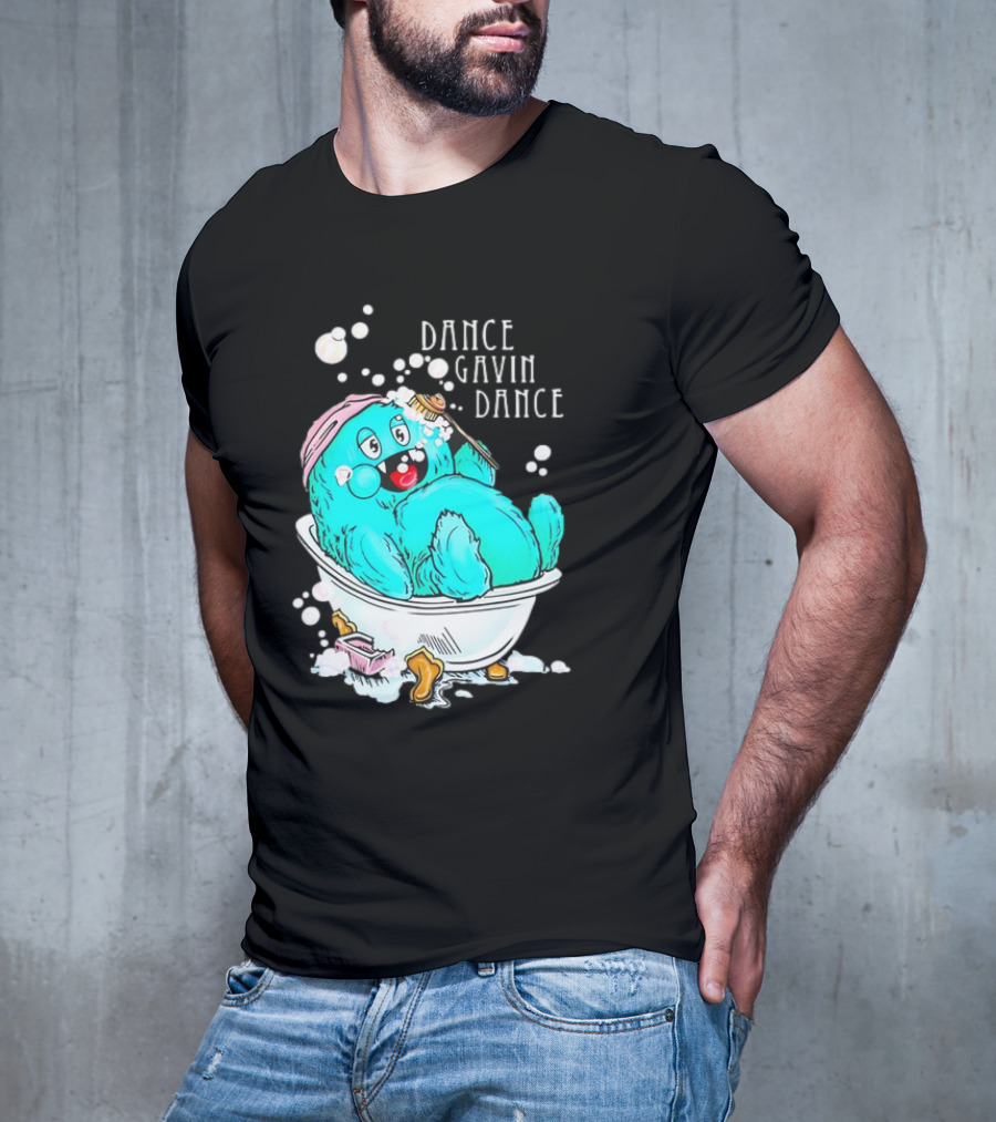 Dance Gavin Dance Band Happy Gobby In Bathtub T-Shirt