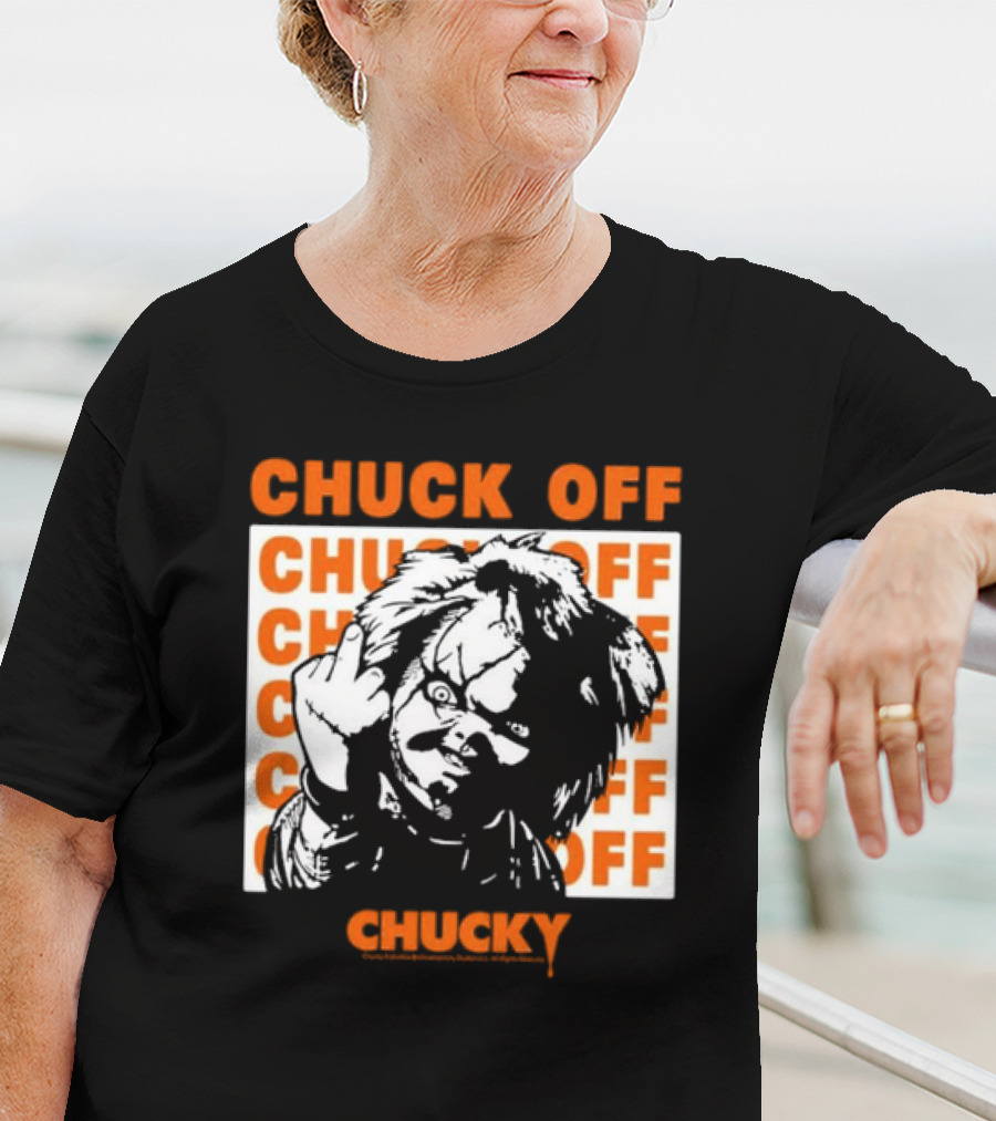 Chuck Off Chucky Horror Icon Society T-Shirt