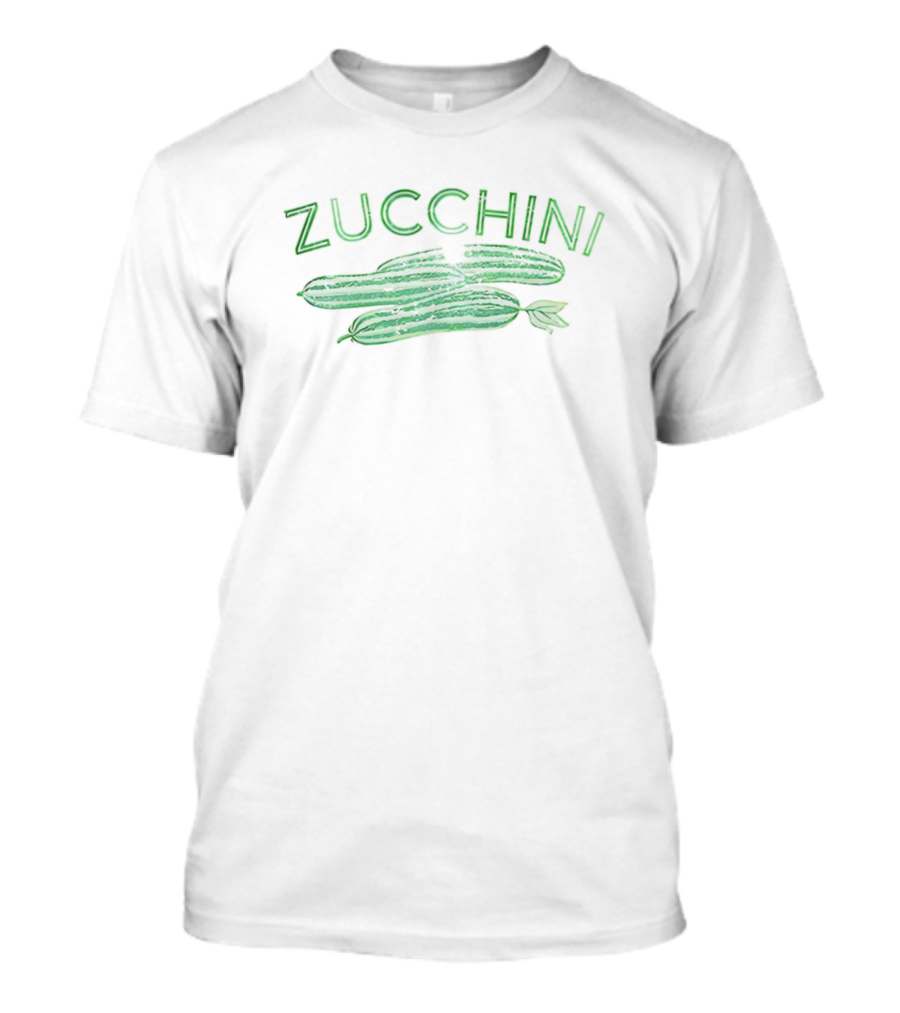 Pearl Charles Zucchini Trio Veggie Print T-Shirt