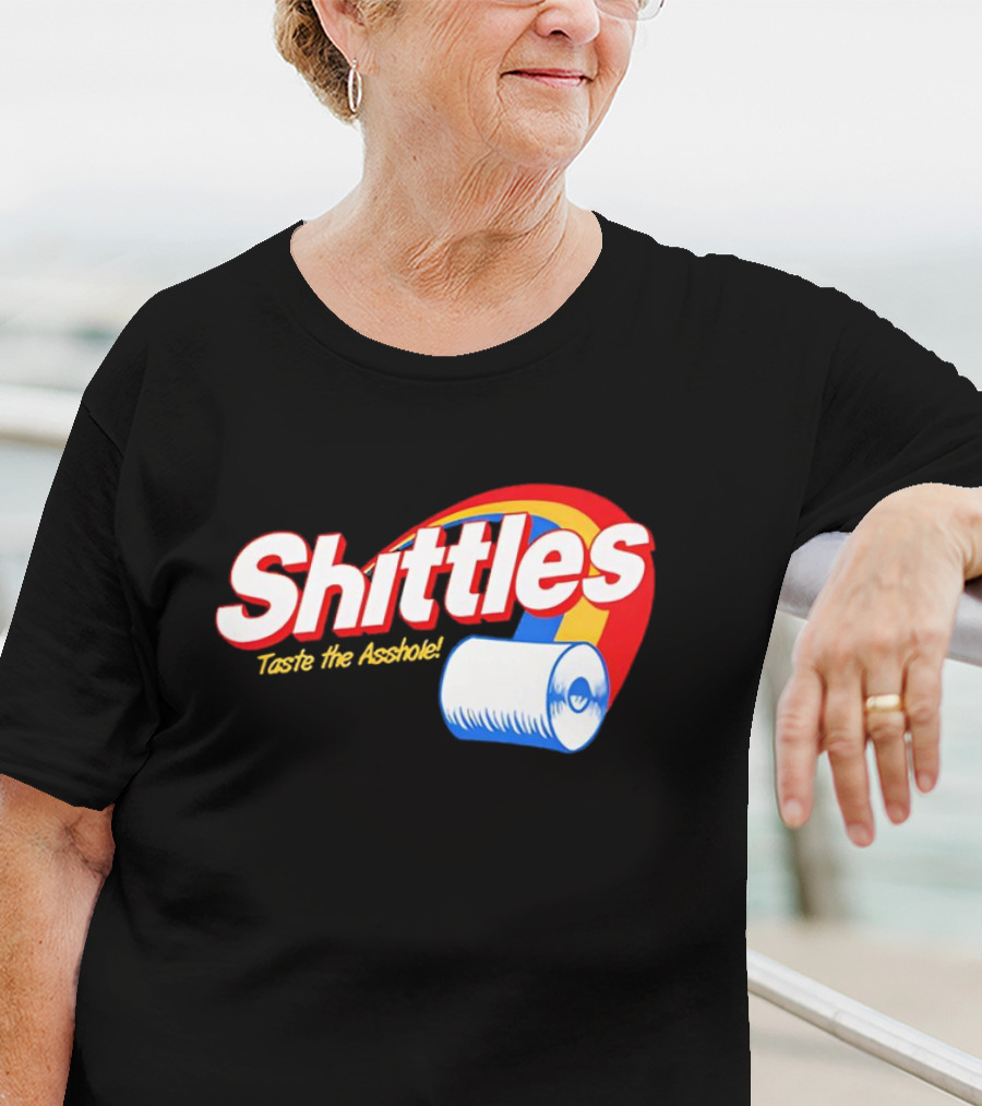 Shittles Taste The Asshole Toilet Paper T-Shirt