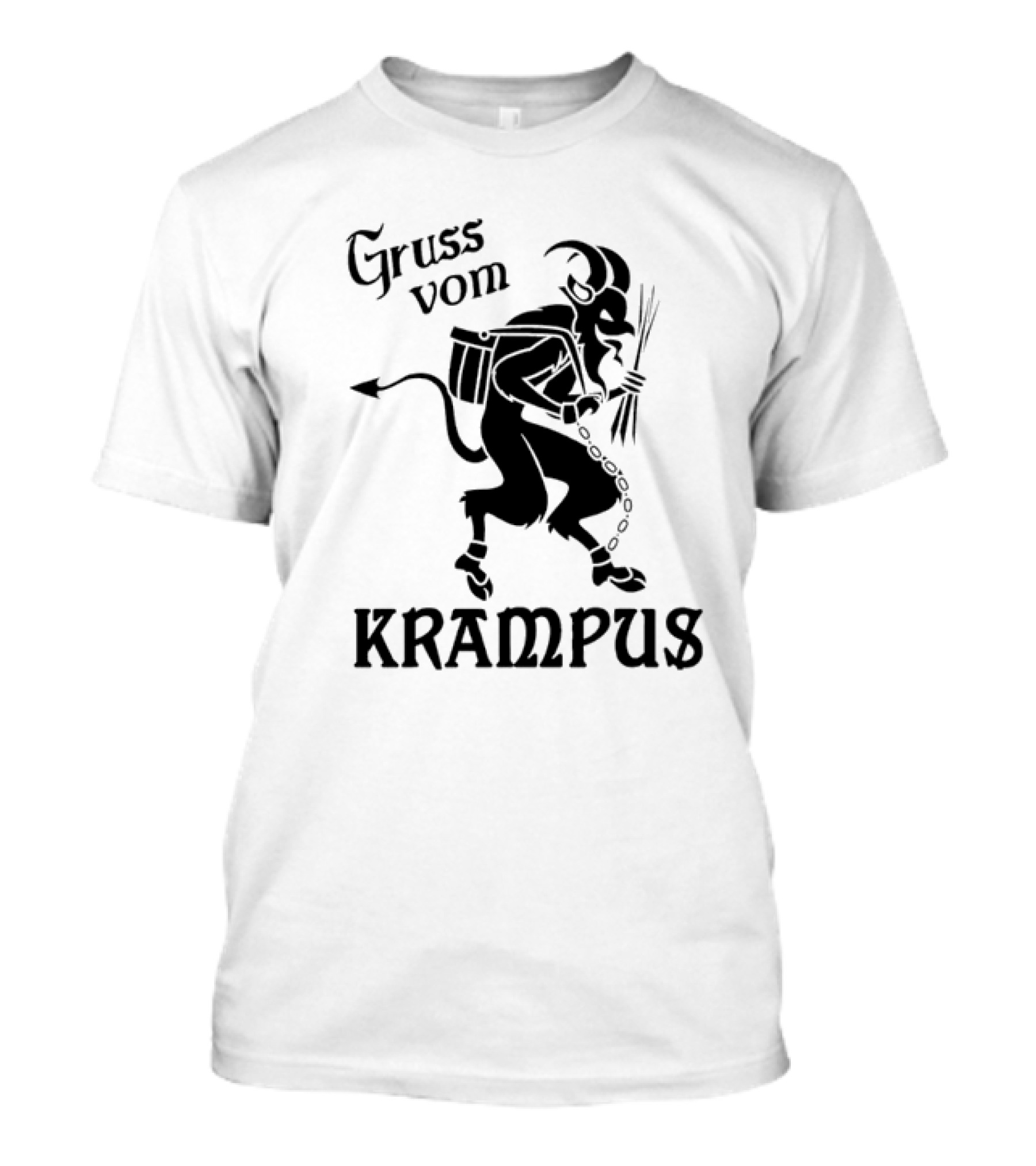 Gruss Vom Krampus Krampus Christmas Holiday Greetings T-Shirt