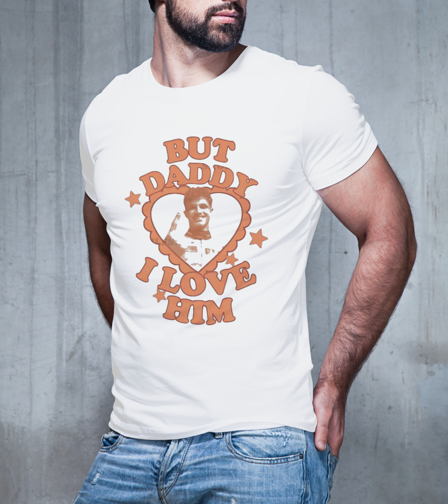 But Daddy I Love Him Lando Norris Heart Stars T-Shirt