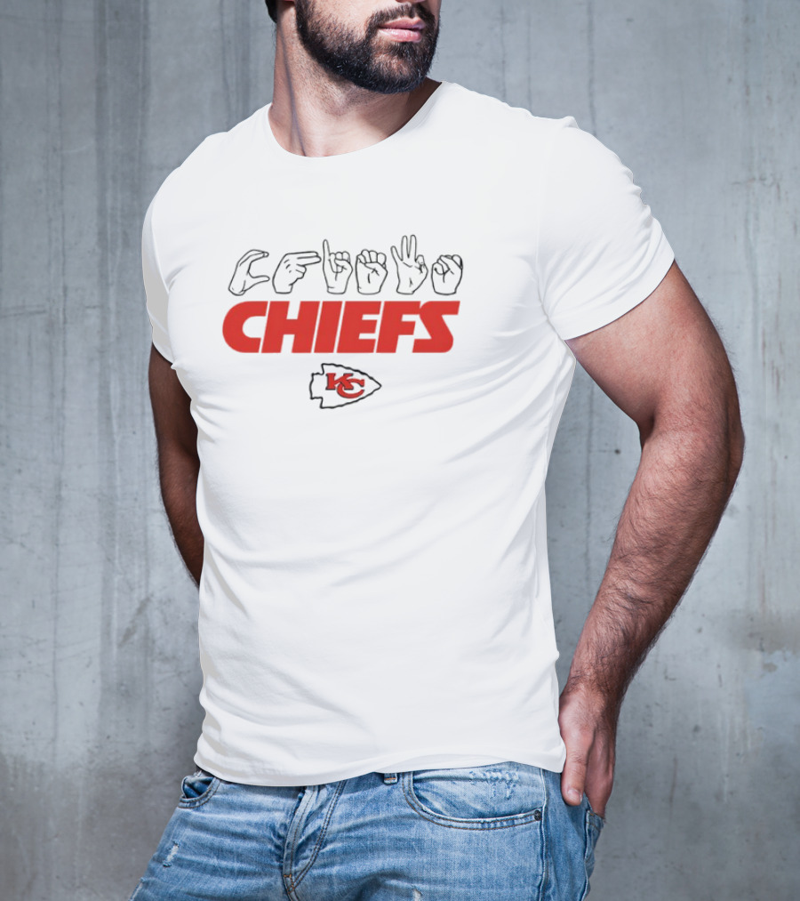 Chiefs Love Sign KC Arrowhead Football Chiefs T-Shirt