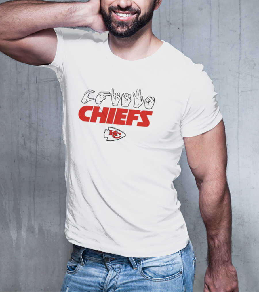 Chiefs Love Sign KC Arrowhead Football Chiefs T-Shirt