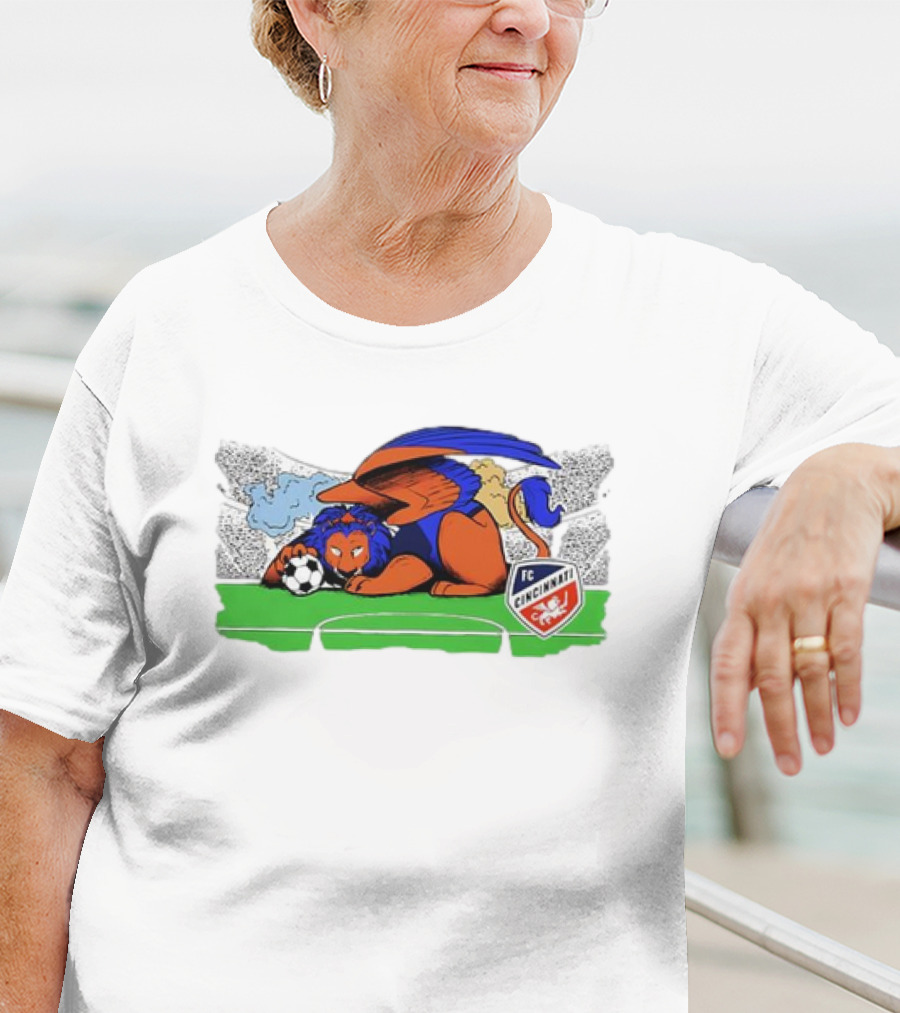 Next Gary The Lion Soccer FC Cincinnati T-Shirt