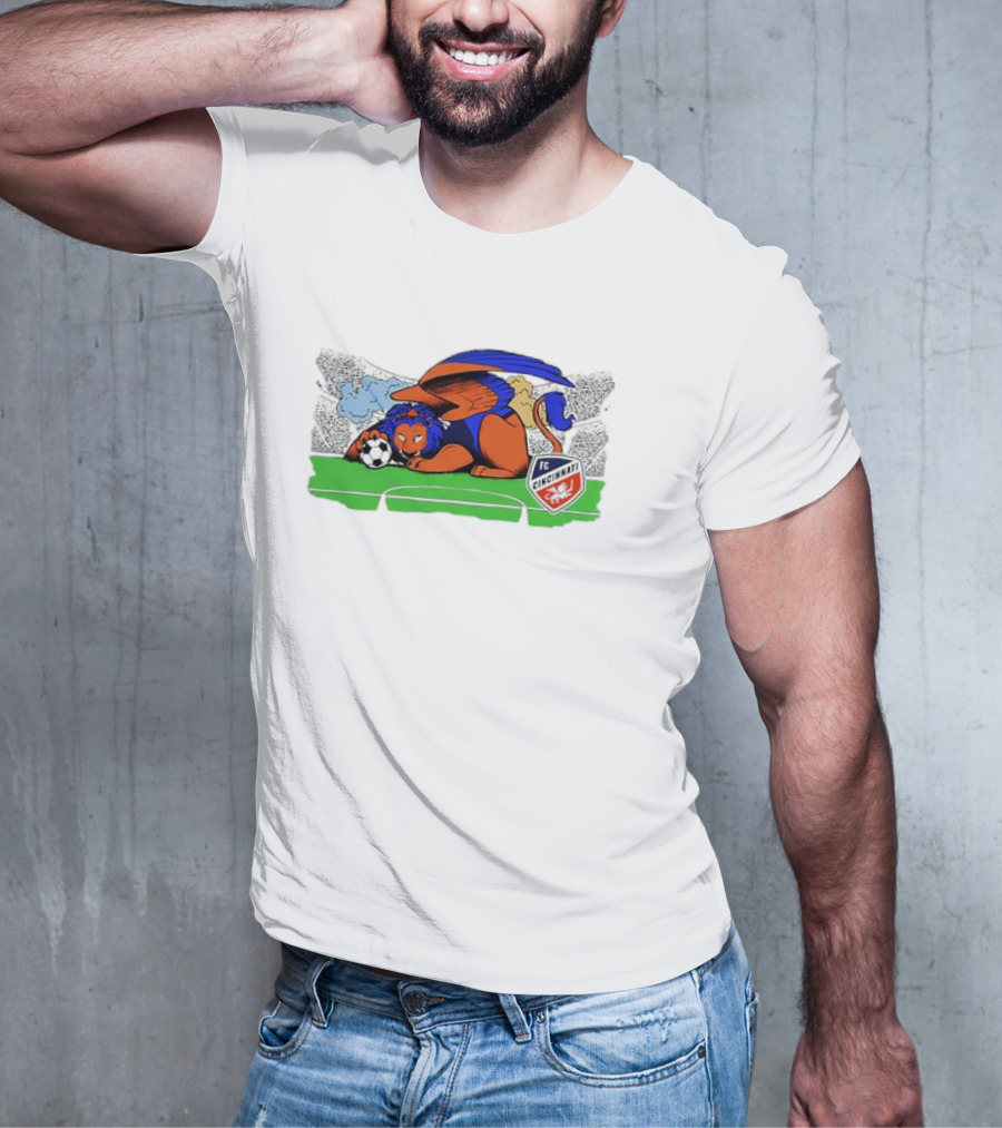Next Gary The Lion Soccer FC Cincinnati T-Shirt