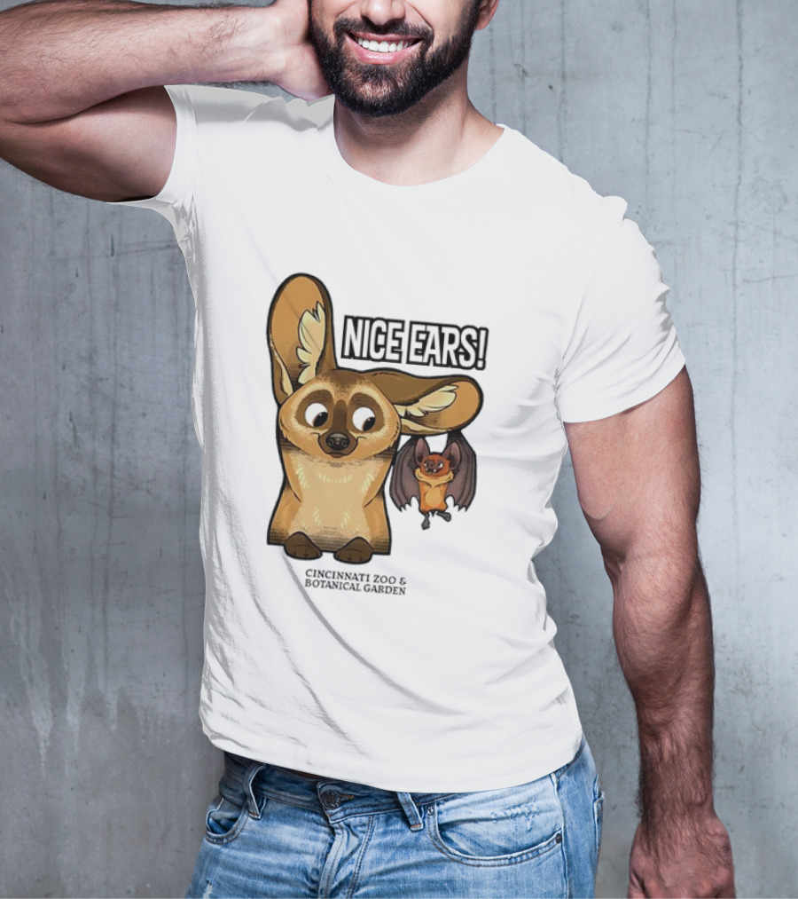 Nice Ears Cincinnati Zoo And Botanical Garden Animal Characters T-Shirt