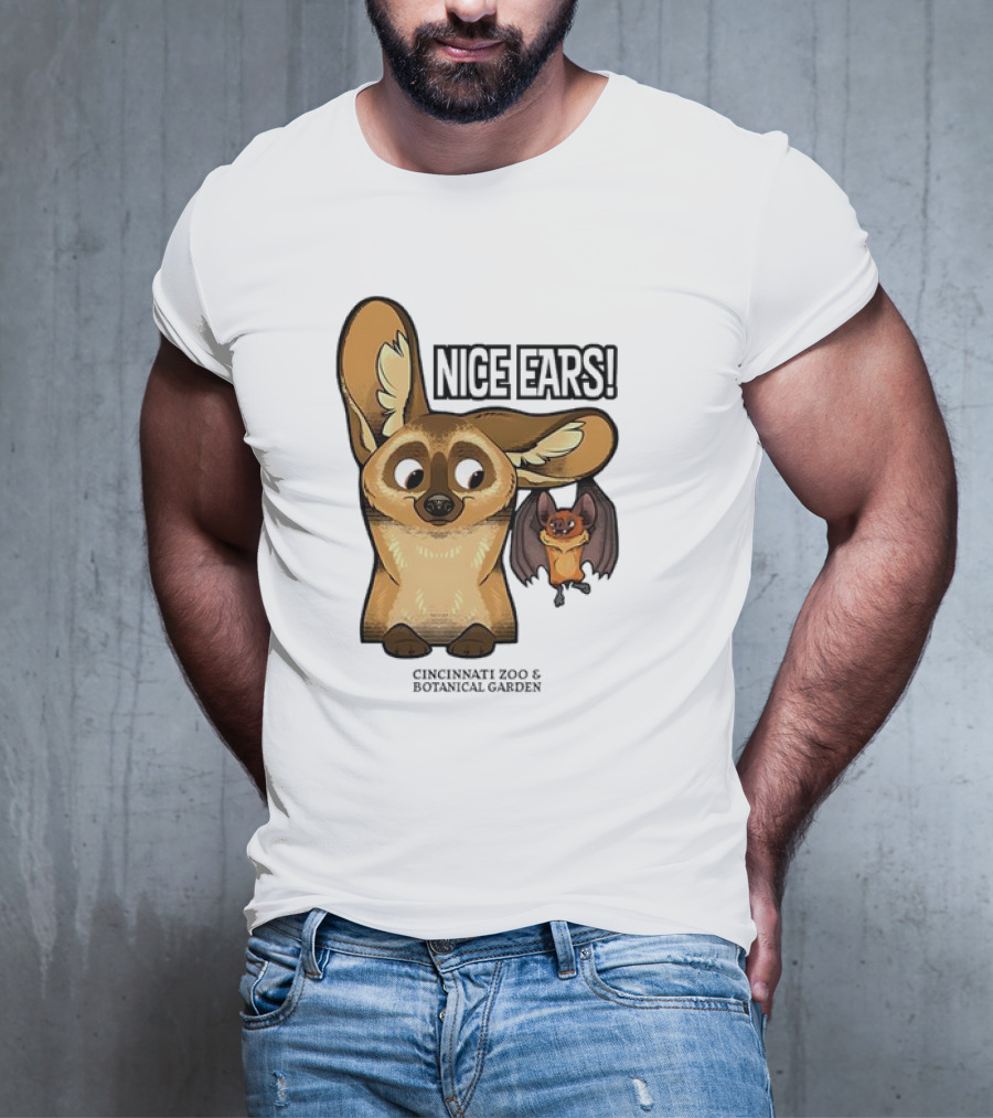 Nice Ears Cincinnati Zoo And Botanical Garden Animal Characters T-Shirt