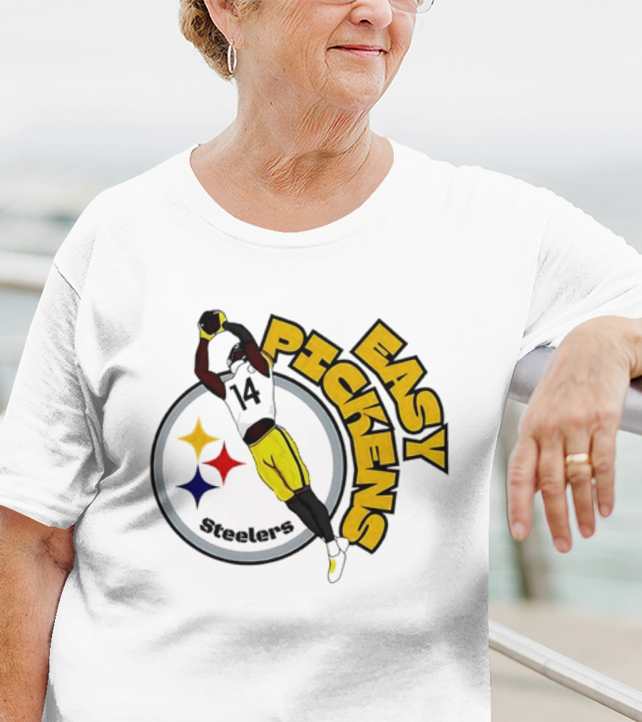 Easy Pickens Steelers Pittsburgh Football Dog Pet T-Shirt