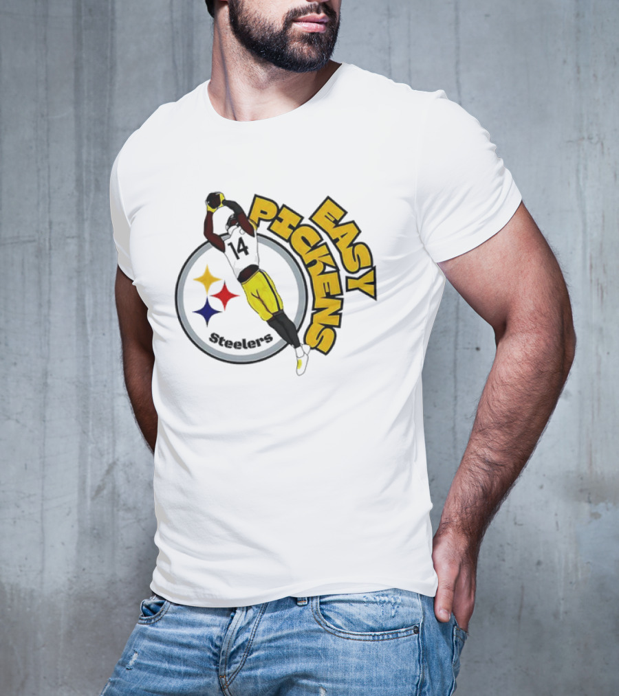 Easy Pickens Steelers Pittsburgh Football Dog Pet T-Shirt