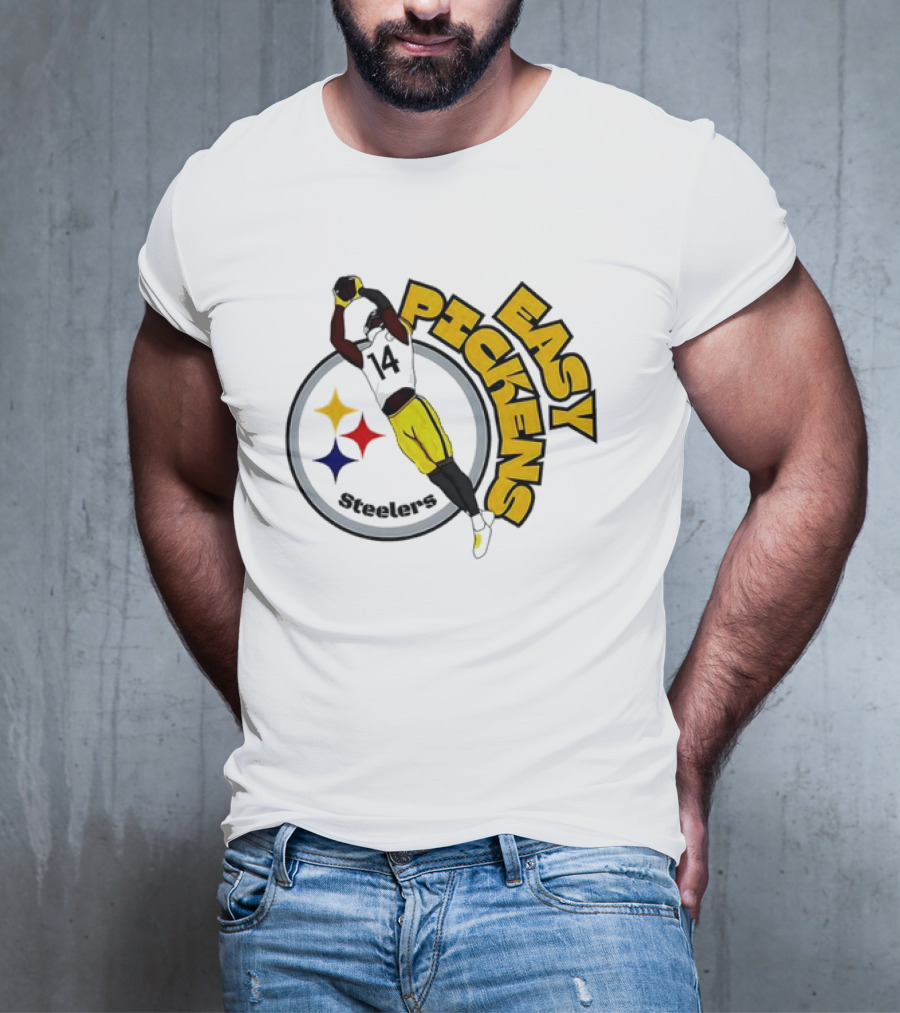 Easy Pickens Steelers Pittsburgh Football Dog Pet T-Shirt