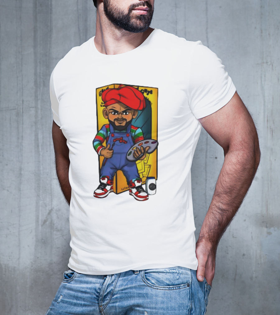 The Real McCoy JDX Cartoon Artist With Palette And Brush T-Shirt