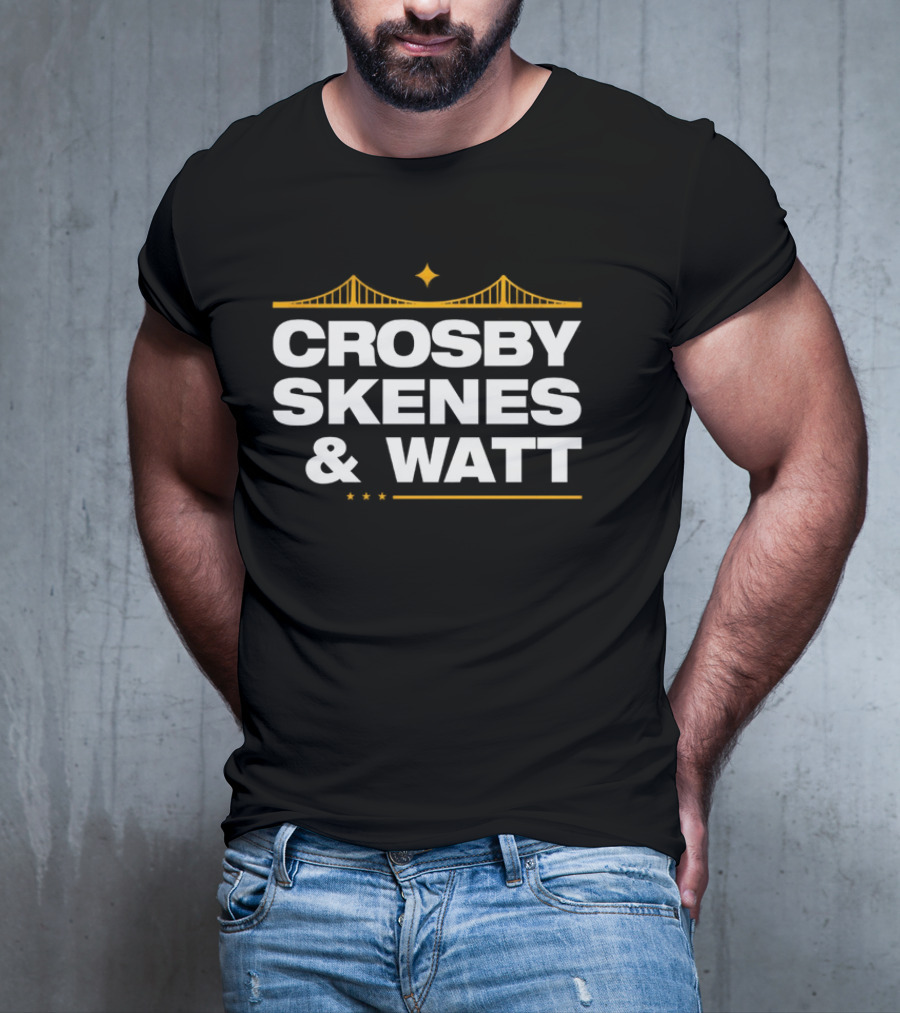 Crosby Skenes And Watt Bridge Stars T-Shirt