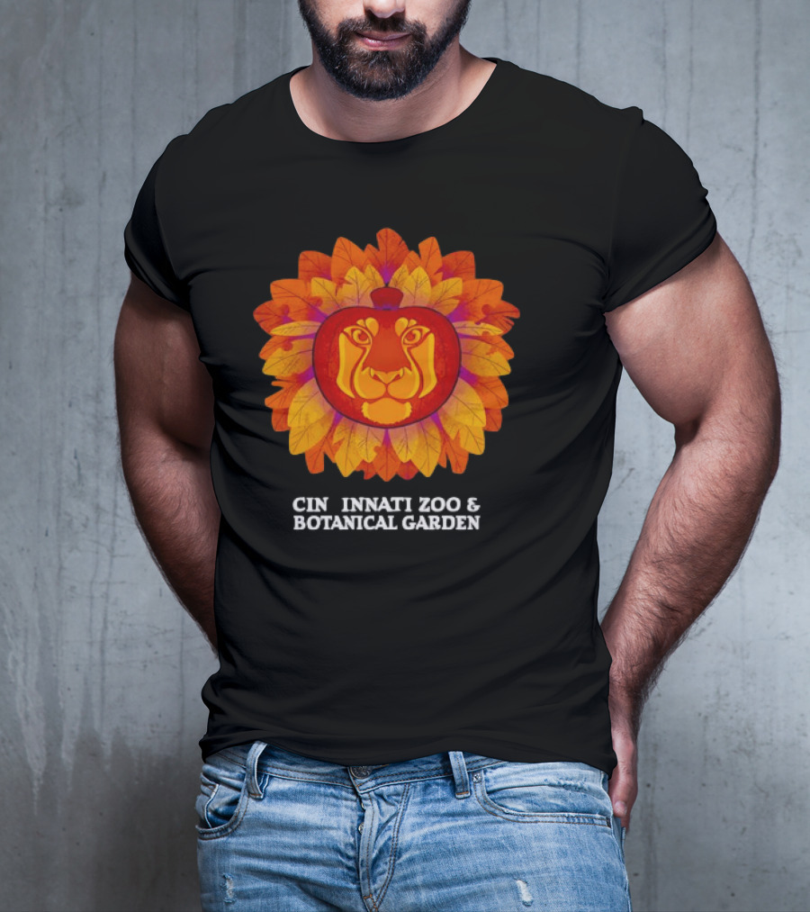 Lion Pumpkin Glow Cincinnati Zoo And Botanical Garden T-Shirt