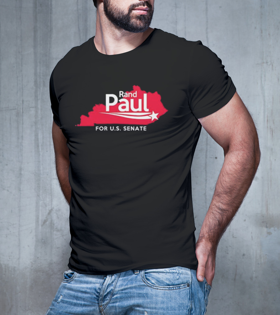 Rand Paul For U.S. Senate Kentucky Map Campaign T-Shirt