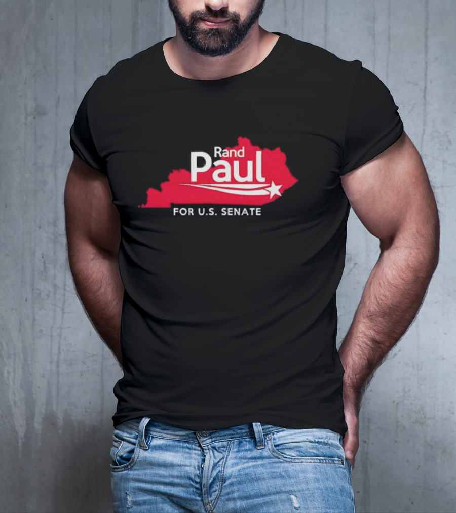 Rand Paul For U.S. Senate Kentucky Map Campaign T-Shirt