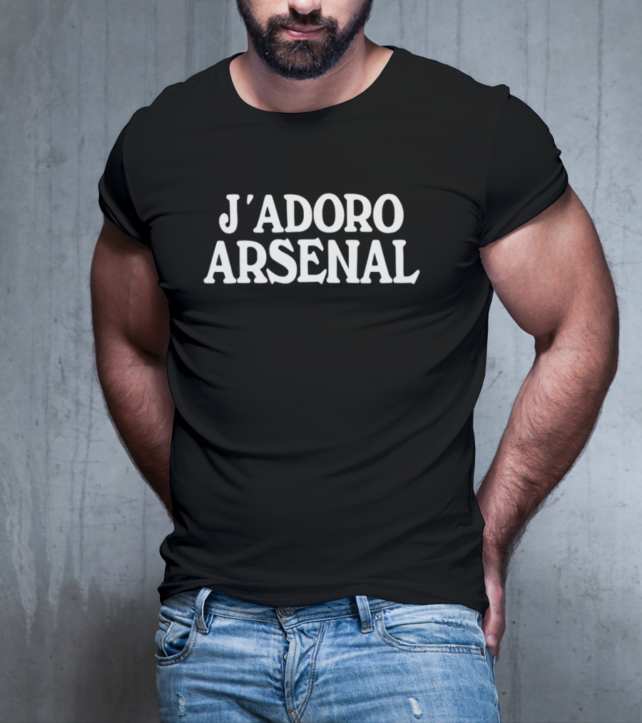 J'Adoro Arsenal Football Supporter's Phrase T-Shirt