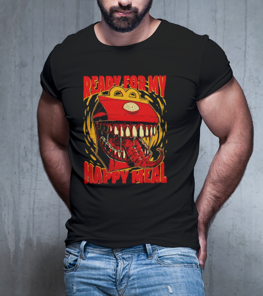 Ready For My Happy Meal Mimic Dungeons And Dragons T-Shirt