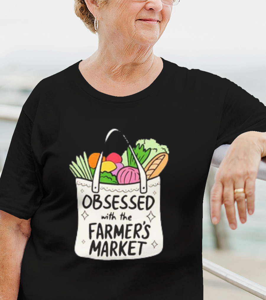 Obsessed With The Farmer’s Market Vegetables Tote Bag T-Shirt
