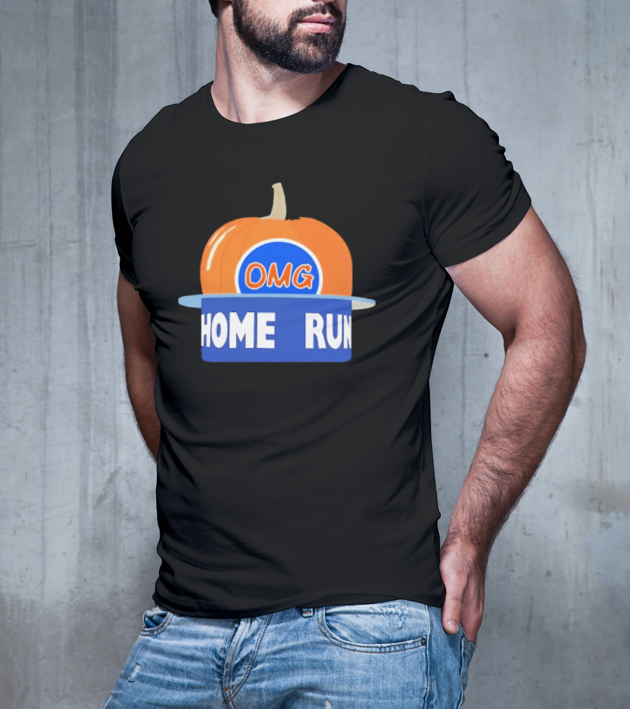 Playoff Pumpkin OMG Home Run New York T-Shirt